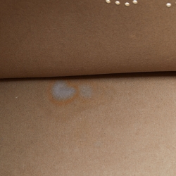 Pre Owned Stella McCartney Beige Faux Leather Perforated Logo Tote