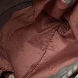 Pre Owned Stella McCartney Grey Quilted Faux Suede Mini Falabella Tote