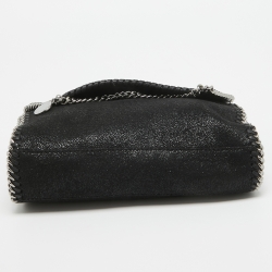 Pre Owned حقيبة كروس ستيلا مكارتني فالابيلا جلد أسود صناعي بقلاب 