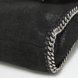 Pre Owned حقيبة كروس ستيلا مكارتني فالابيلا جلد أسود صناعي بقلاب 