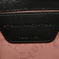 Pre Owned حقيبة كروس ستيلا مكارتني فالابيلا جلد أسود صناعي بقلاب 