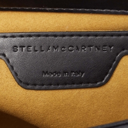 Pre Owned Stella McCartney Black Velvet Falabella Box Shoulder Bag