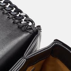 Pre Owned Stella McCartney Black Velvet Falabella Box Shoulder Bag
