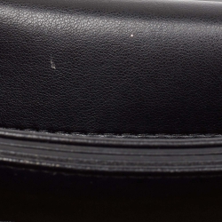 Pre Owned Stella McCartney Black Velvet Falabella Box Shoulder Bag