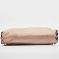 Pre Owned Stella McCartney Peach Faux Leather Small Falabella Tote
