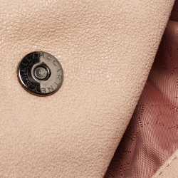 Pre Owned Stella McCartney Peach Faux Leather Small Falabella Tote