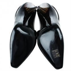 مملوكة مسبقًا Stella McCartney Black Leather Jodie Pumps Size 36