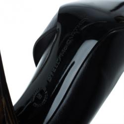 مملوكة مسبقًا Stella McCartney Black Leather Jodie Pumps Size 36