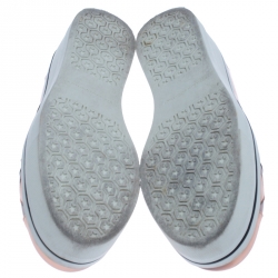 Pre Owned حذاء رياضي ستيلا مكارتني بينكس جلد وردي ميتاليك نعل سميك مقاس 40