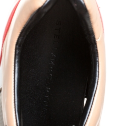 مملوكة مسبقًا Stella McCartney Multicolor Faux Leather Star Macy Espadrille Sneakers Size 38