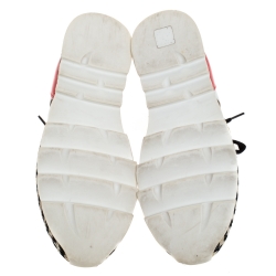 مملوكة مسبقًا Stella McCartney Multicolor Faux Leather Star Macy Espadrille Sneakers Size 38