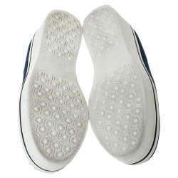 Pre Owned حذاء رياضي ستيلا مكارتني بينكس سليب أون نعل سميك دنيم أزرق مقا س 36