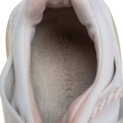 Pre Owned Stella McCartney White Canvas And Fabric Low Top Sneakers Size 37