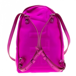 Pre Owned Stella McCartney Dark Pink Nylon Falabella Backpack