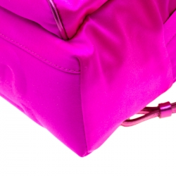 Pre Owned Stella McCartney Dark Pink Nylon Falabella Backpack