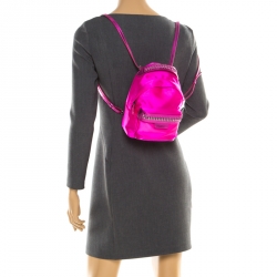 Pre Owned Stella McCartney Dark Pink Nylon Falabella Backpack
