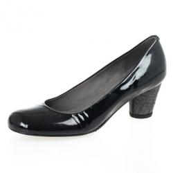 Stuart Weitzman Black Patent Lola Pumps Size 37