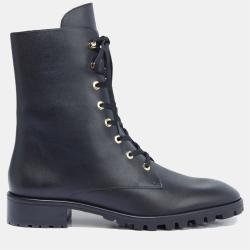Leather Zip Combat Boots