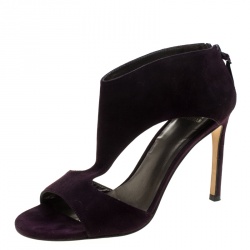 Stuart Weitzman Purple Suede Sandals Size 39