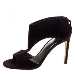Stuart Weitzman Purple Suede Sandals Size 39