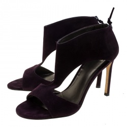 Stuart Weitzman Purple Suede Sandals Size 39