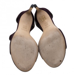 Stuart Weitzman Purple Suede Sandals Size 39