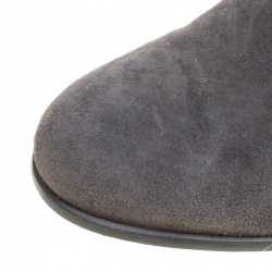Stuart Weitzman Grey Suede Tieland Over The Knee Block Heel Boots Size 42