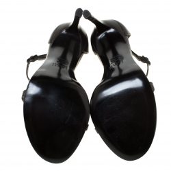 Stuart Weitzman Black Nudist Open Toe Sandals Size 39