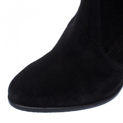 Stuart Weitzman Black Suede Over The Knee Boots Size 38