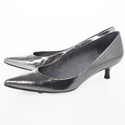 Stuart Weitzman Metallic Pointed Toe Low Heel Pumps Size 39