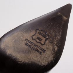 Pre Owned Stuart Weitzman for Russell & Bromley Black Patent Pumps Size 36.5