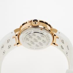 Pre Owned Swarovski Octea Sport Gold Plated Womens Wristwatch 39 MM