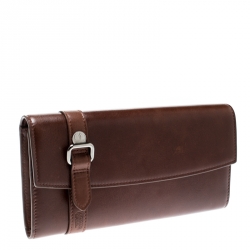 S.T. Dupont Brown Leather Rey Star Wars Long Wallet