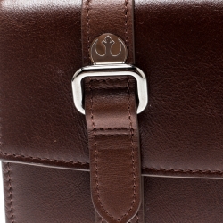S.T. Dupont Brown Leather Rey Star Wars Long Wallet