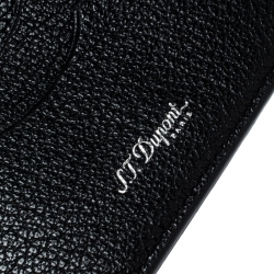 Pre Owned S.T. Dupont Black Leather Agenda Cover