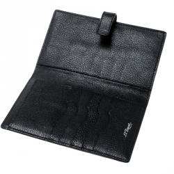 Pre Owned S.T. Dupont Black Leather Agenda Cover