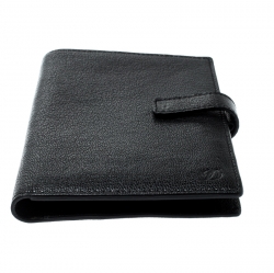 Pre Owned S.T. Dupont Black Leather Agenda Cover
