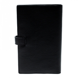 Pre Owned S.T. Dupont Black Leather Agenda Cover
