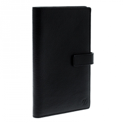 Pre Owned S.T. Dupont Black Leather Agenda Cover
