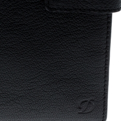 Pre Owned S.T. Dupont Black Leather Agenda Cover