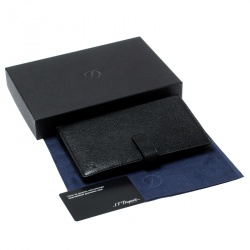 Pre Owned S.T. Dupont Black Leather Agenda Cover