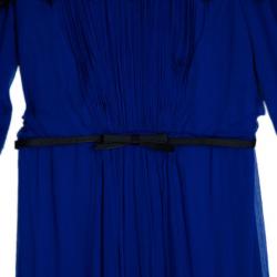 مملوكة مسبقًا Tadashi Shoji Chantilly Lace Chiffon Flare Cocktail Dress XL