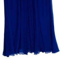 مملوكة مسبقًا Tadashi Shoji Chantilly Lace Chiffon Flare Cocktail Dress XL