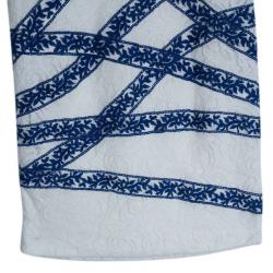 مملوكة مسبقًا Tadashi Shoji White Lace Shift Cocktail Dress M