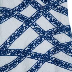 مملوكة مسبقًا Tadashi Shoji White Lace Shift Cocktail Dress M