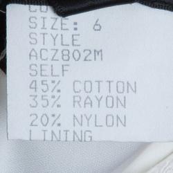 مملوكة مسبقًا Tadashi Shoji White Lace Shift Cocktail Dress M