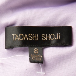 Tadashi Shoji Lilac Lace and Tulle Sleeveless Atataka Gown M