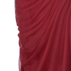 مملوكة مسبقًا Tadashi Shoji Crimson Lace Tulle Gown XXL