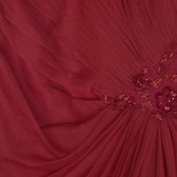 مملوكة مسبقًا Tadashi Shoji Crimson Lace Tulle Gown XXL