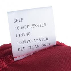 مملوكة مسبقًا Tadashi Shoji Crimson Lace Tulle Gown XXL